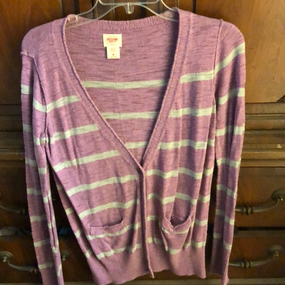Striped cardigan